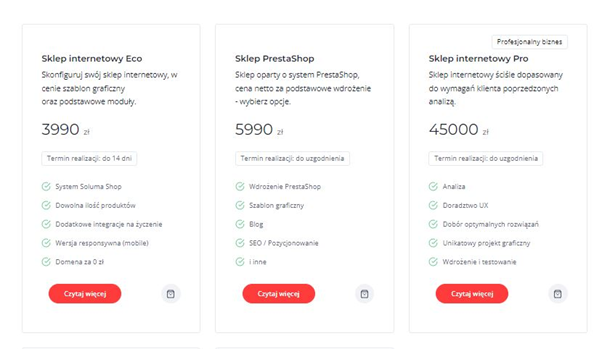 Ile kosztuje sklep internetowy na zamówienie?