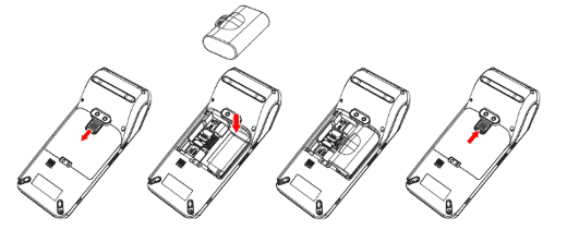 Wymiana baterii w terminalu