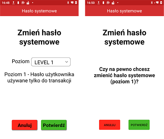 Instrukcja zmiany hasla w terminalu